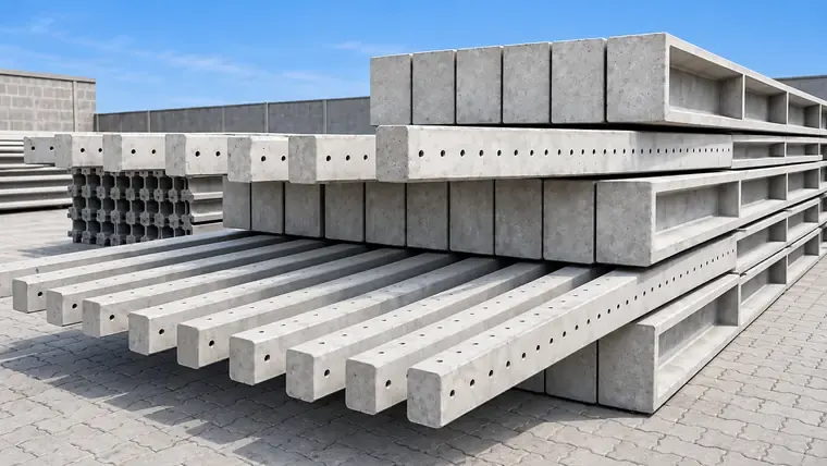 Postes de concreto em Rosário